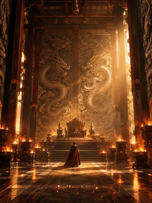 《龙王殿：九州战尊》短剧封面，玄幻短剧题材
