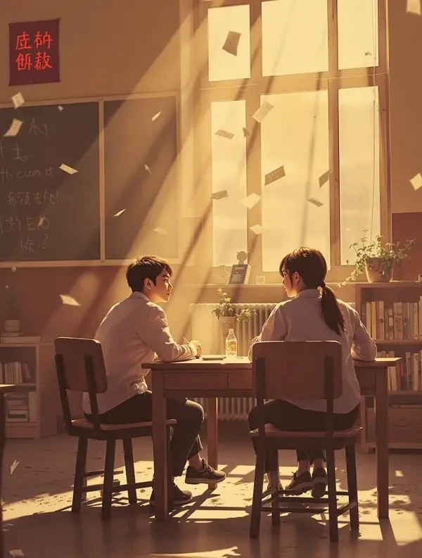 《重生九零：学霸娇妻》短剧封面，穿越短剧题材