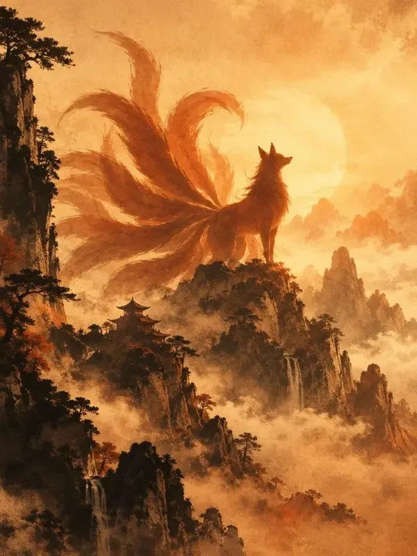 《山海妖灵录》短剧封面，玄幻短剧题材